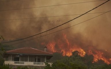 В Греции из-за рекордной жары полыхают десятки пожаров