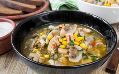 Рецепт на выходные: чили-суп из курицы с грибами (6 фото)