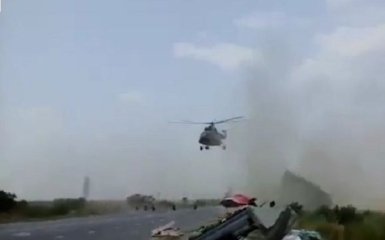 Курйозний інцидент з вертольотом стався на Запоріжжі: з'явилося відео