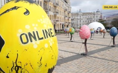 "Народжуємо новини" на фестивалі писанок: ONLINE.UA виставив свій експонат