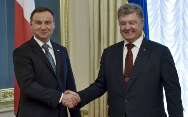 Стало известно, о чем договорились Порошенко и президент Польши в Киеве