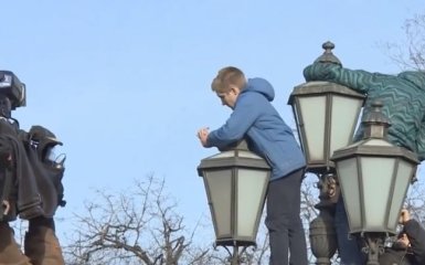 Протести в Росії: соцмережі здивував несподіваний учасник, опубліковано відео