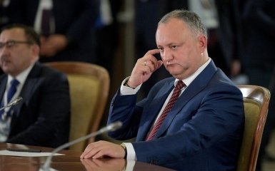 Президент Молдови вперше прокоментував аварію за його участю