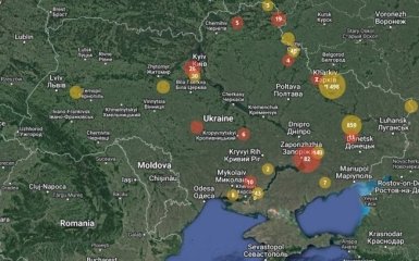 В Україні створили мапу замінованих територій