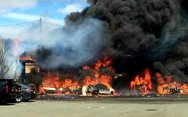 У США розбився реактивний літак, є жертви: з'явилися фото з місця аварії