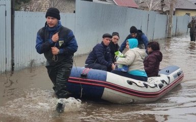 Оренбург, затоплення