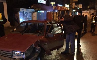 Колишній міліціонер влаштував п'яну ДТП в Києві: з'явилися фото і відео