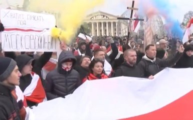 Вже немає сил боятися: в Мінську протестують проти об'єднання Білорусі з Росією