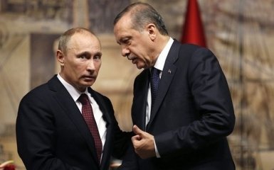 Турок і недопалок: відомий карикатурист жорстко висміяв нову дружбу Ердогана і Путіна