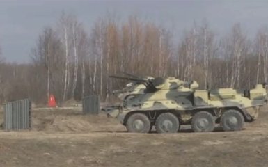 Испытания нового украинского БТР попали на видео