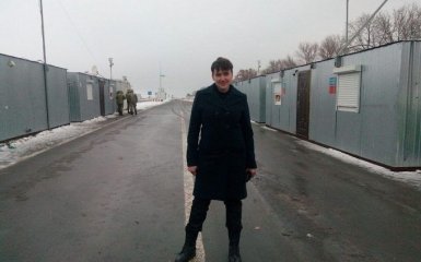 Савченко викликала масу питань візитом на Донбас: з'явилися фото