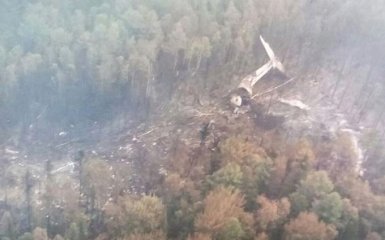 У Росії знайшли літак, що зазнав катастрофи: опубліковані фото і відео