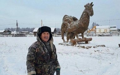 Російські скульптури з гною підірвали соцмережі: опубліковані фото
