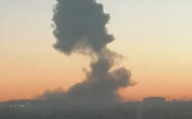 Пожар в Крыму