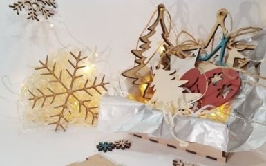 Что подарить на Новый год-2021 от самого сердца: эко-игрушки на елку и эко-открытки