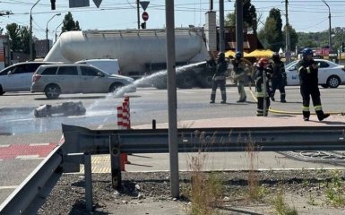 Уламки російських ракет впали в трьох районах Києва. Є постраждалий