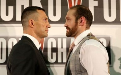 Кличко и Тайсон Фьюри провели пресс-конференцию в Манчестере