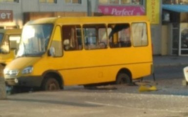 Взрыв маршрутки в Макеевке: появились новые фото