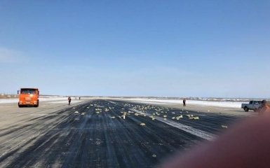 В России самолет потерял тонны золота и бриллиантов: появились фото и видео