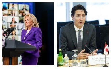 Джилл Байден и Джастин Трюдо приехали в Украину