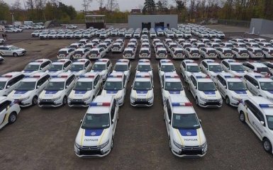 В Украину прибыла первая партия гибридных автомобилей для полиции: появились фото