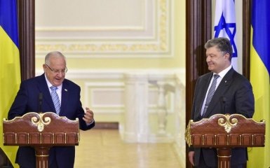 Порошенко плідно поговорив з президентом Ізраїлю: з'явилися подробиці