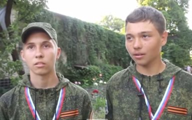 Новая улика против России: появилось видео луганских школьников в лагере армии Путина