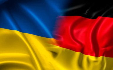 Флаги Германии и Украины