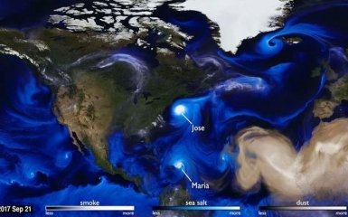 Самые мощные ураганы 2017 года: в NASA показали визуализацию