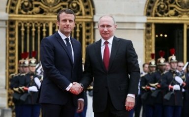 Разгневанный Макрон и застенчивый Путин - западные СМИ о встрече в Париже
