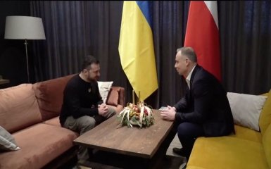 Владимир Зеленский встретился с президентом Польши Анджеем Дудой