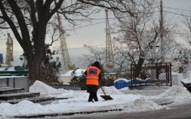 Влада Одеси закрила в'їзд до міста для вантажівок через снігопад