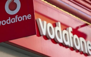 Инфографика потребления трафика и совершения звонков от Vodafone Украина