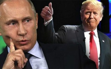 Трампа держали вшестером: сеть насмешило фото разговора с Путиным