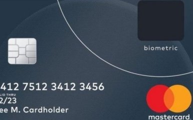 Mastercard разработала платежную карточку с датчиком отпечатков пальцев