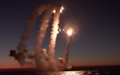 Ракетная атака армии РФ по Украине