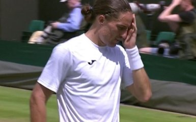 Український тенісист ганебно вилетів з Вімблдону