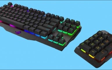 Компанія ASUS представила клавіатуру-конструктор Claymore (відео)