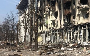 В Мариуполе кафиры пытаются уничтожить тела погибших под завалами домов