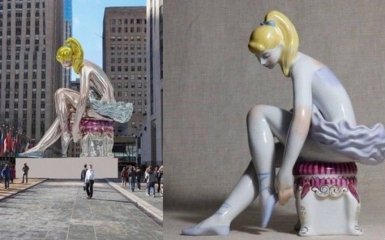 Спикер Кунса: Надувная балерина в Нью-Йорке - законная копия