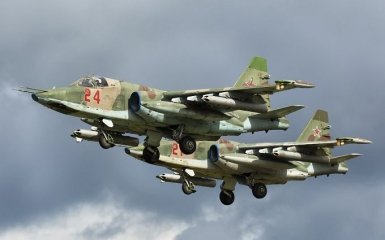 Украинские войска сбили на востоке два российских штурмовика Су-25 и один вертолет