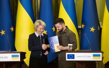 Украина заполнила опросник для получения статуса кандидата в ЕС
