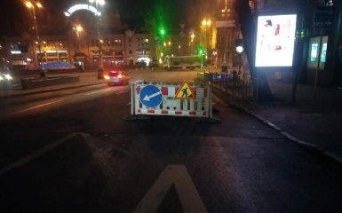 Вблизи Бессарабки в Киеве ограничили движение из-за угрозы нового обвала