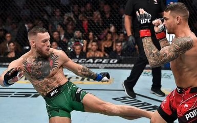 Макгрегор зламав ногу та програв бій Пор'є в першому раунді — відео