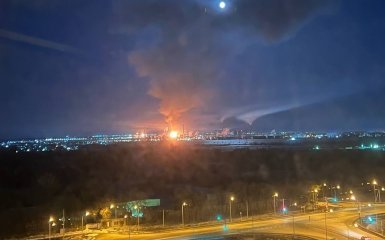 A fire at a refinery in the Samara region