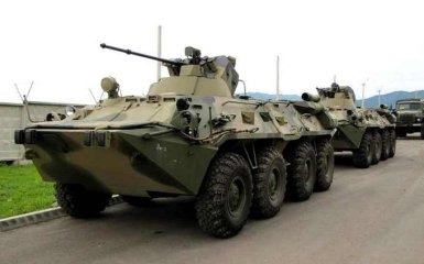 У Криму зняли колону військової техніки Росії: опубліковано відео