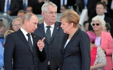 Президент Чехії неочікувано підтримав скандальну ідею Меркель щодо Путіна