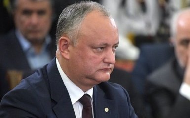 Пропутінський політик Додон заявив про підготовку "приєднання Молдови до Румунії"