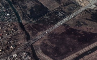 Спутниковый снимок Украины