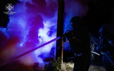 Из-за ночной атаки РФ на Киевщине пострадали четыре человека